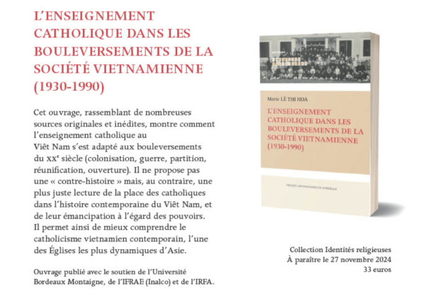 Giới Thiệu Sách « Công Trình Giáo Dục Của Đạo Công Giáo Trong Những Biến Động Của Xã Hội Việt Nam Từ 1930 Đến 1990 »